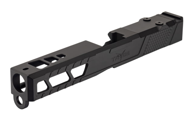 TRYBE Defense Pistol Slide Glock 17 Gen 3 DeltaPoint Pro Cut Version 2 Black Cerakote - Trybe Defense
