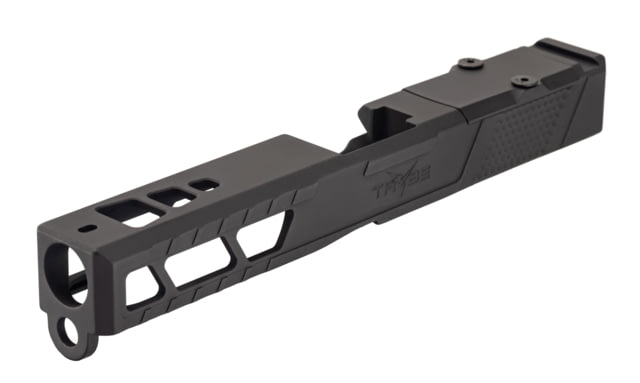 TRYBE Defense Pistol Slide Glock 17 Gen 3 RMR Cut Version 2 Black Cerakote - Trybe Defense