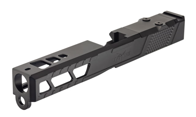 TRYBE Defense Pistol Slide Glock 17 Gen 3 Viper Cut Version 2 Black Cerakote - Trybe Defense