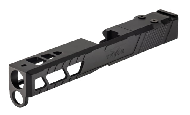 TRYBE Defense Pistol Slide Glock 17 Gen 4 DeltaPoint Pro Cut Version 2 Black Cerakote - Trybe Defense