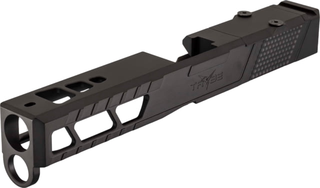 TRYBE Defense Pistol Slide Glock 17 Gen 4 RMR Cut Version 2 Black Cerakote - Trybe Defense