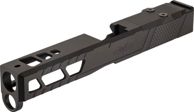 TRYBE Defense Pistol Slide Glock 17 Gen 5 DeltaPoint Pro Cut Version 2 Black Cerakote - Trybe Defense