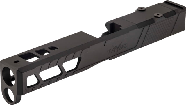 TRYBE Defense Pistol Slide Glock 17 Gen 5 RMR Cut Version 2 Black Cerakote - Trybe Defense