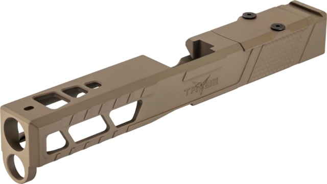 USED TRYBE Defense Pistol Slide Glock 17 Gen 5 RMR Cut Version 2 FDE Cerakote SLDG17G5RMRV2-FDE - Trybe Defense