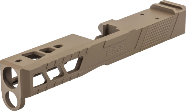 TRYBE Defense Pistol Slide Glock 19 Gen 5 DeltaPoint Pro Cut Version 2 FDE Cerakote No Base Plate Included - Trybe Defense