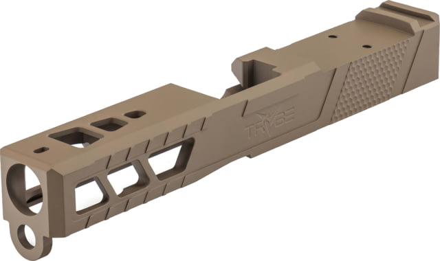 TRYBE Defense Pistol Slide Glock 19 Gen 4 RMR Cut Version 2 FDE Cerakote No Base Plate Included
