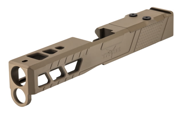 TRYBE Defense TRYBE Defense Pistol Slide Glock 19 Gen 4 Venom Cut Version 2 FDE Cerakote - Trybe Defense