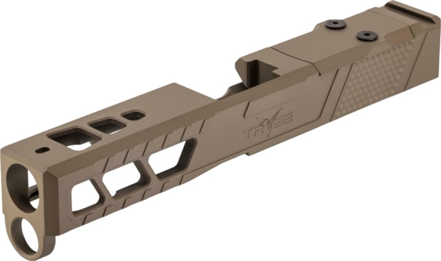 TRYBE Defense TRYBE Defense Pistol Slide Glock 19 Gen 5 Venom Cut Version 2 FDE Cerakote - Trybe Defense