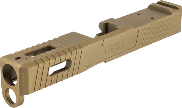 TRYBE Defense TRYBE Defense Pistol Slide Glock 19 Gen 5 Viper Cut Version 1 FDE Cerakote - TRYBE Defense