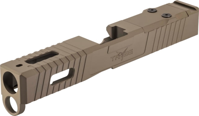 TRYBE Defense TRYBE Defense Pistol Slide Glock 19 Gen 5 Viper Cut Version 1 FDE Cerakote - Trybe Defense