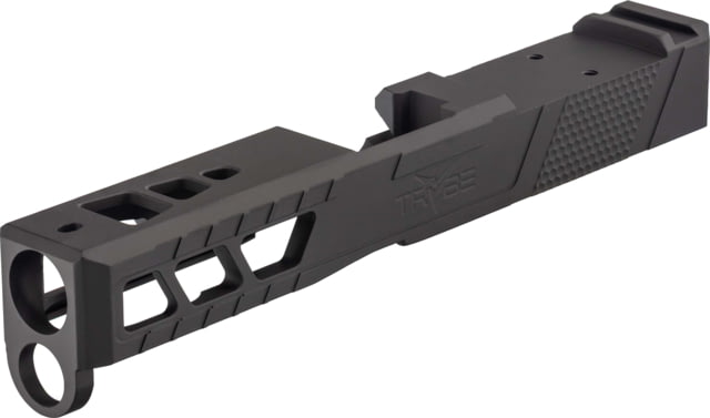 TRYBE Defense Pistol Slide Glock 19 Gen 5 Viper Cut Version 2 Black Cerakote No Base Plate Included - TRYBE Defense