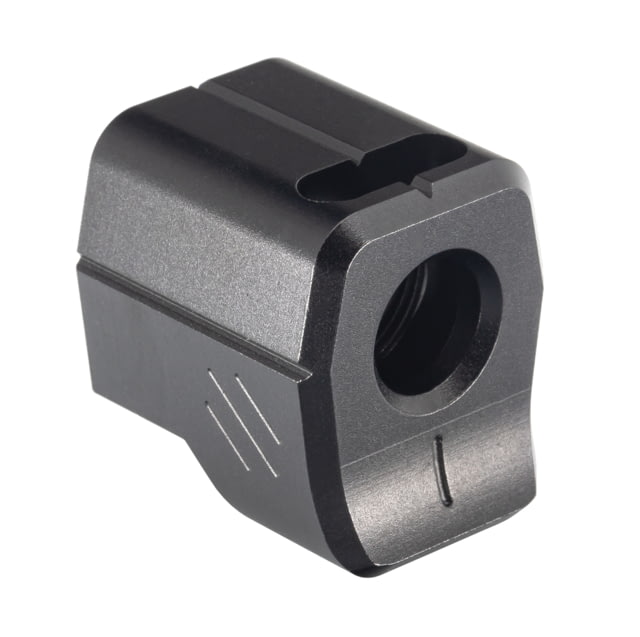 EDEMO TRYBE Defense Universal 9mm Compensator - Compact Firearms Black TRBDUNI9MMCC-BK EDEMO1 - Trybe Defense