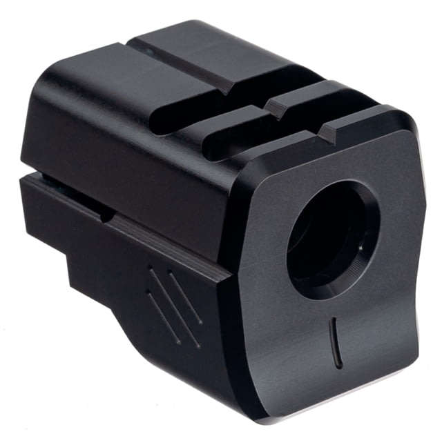 TRYBE Defense Universal 9mm Compensator - Full Size Firearms Black - Trybe Defense