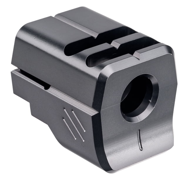 TRYBE Defense Universal 9mm Compensator - Full Size Firearms Gray - Trybe Defense