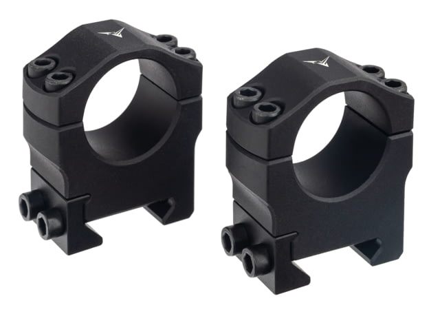 TRYBE Optics Advanced Scope Rings 1 inch Medium Black - Trybe Optics