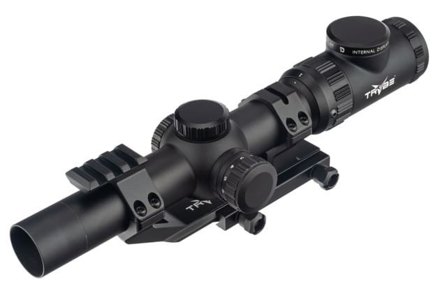TRYBE Optics Low-Power Enhanced Optic L.E.O. 1-8x24mm Smart Rifle Scope Black - Trybe Optics