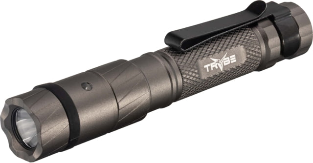 TRYBE Optics Micro Lithium Ion 350 Lumen Rechargeable Handheld Flashlight Gray