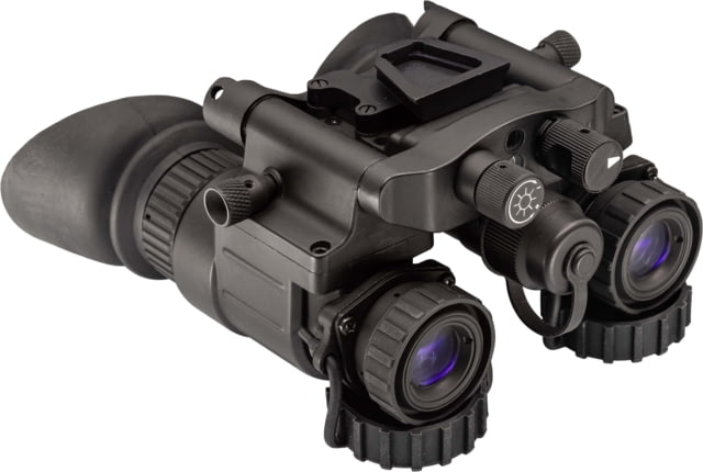 TRYBE Optics NVG-50 Dual 1x White Phosphor Tube Night Vision Goggle Gen 3 Black - Trybe Optics