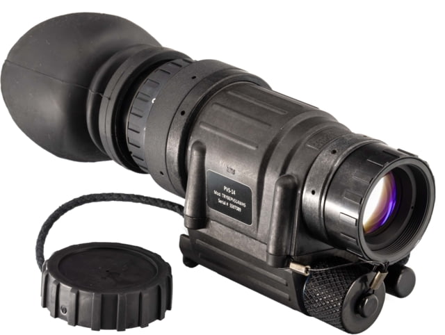 TRYBE Optics PVS-14 Night Vision Monocular GEN 3 White Phosphor Min 2000 FOM 64-81 lp/mm Hand Select Quality Black - Trybe Optics