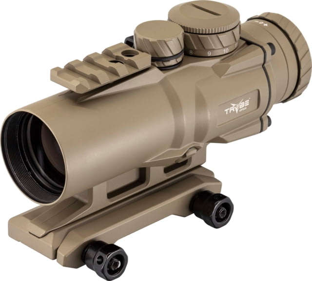 DEMO TRYBE Optics 3x32mm Compact Prism Scope Red Dot Sight 32mm Tube FDE TRO3XPRISM-FDE - Trybe Optics