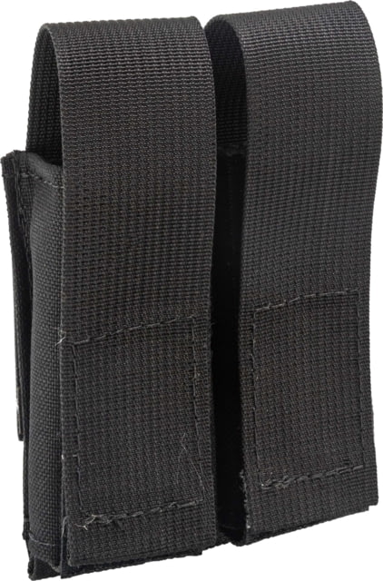 TRYBE Tactical Covered Double Pistol Magazine Pouch Black - Trybe Tactical