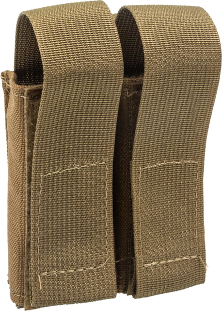 TRYBE Tactical Covered Double Pistol Magazine Pouch Coyote Tan - Trybe Tactical