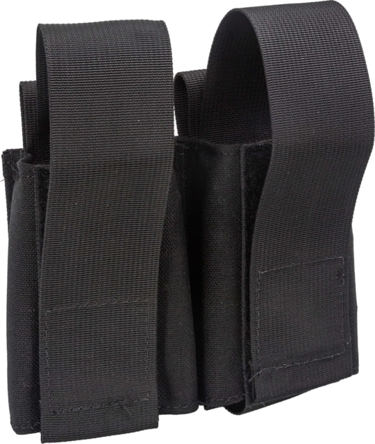 TRYBE Tactical Covered Double Rifle Magazine Pouch Black - Trybe Tactical