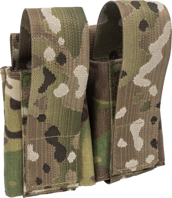 TRYBE Tactical Covered Double Rifle Magazine Pouch Multi Cam - Trybe Tactical