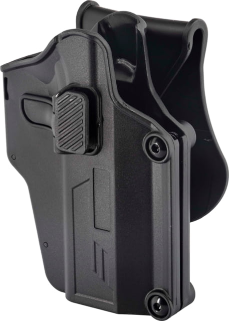 USED TRYBE Tactical Universal Holster w/ Paddle and Belt Clip Right Black TRT-UH-PBCKIT-BL - Trybe Tactical