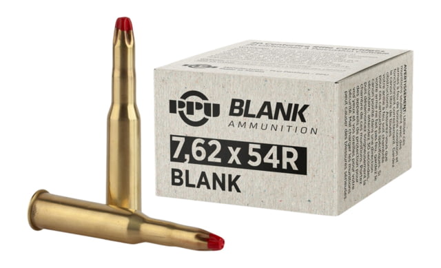 TRZ Trading Inc. PPU Blank Rifle Ammunition 7.62X54R Blanks 20/ct