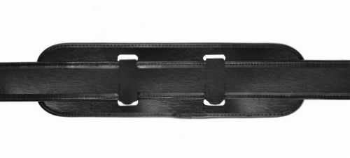TUFF Products Double Layered Tri-Laminate Back Support 2 Extended Black Plain Keepers All Duty Belts