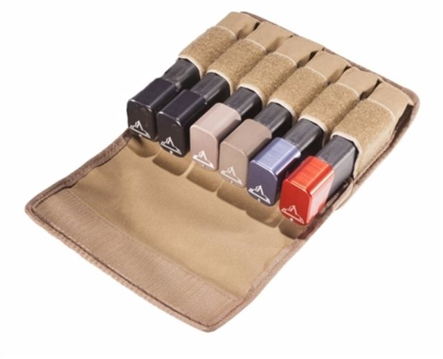 TUFF Products 6 InLine Mag Pouch Size 2 Coyote Brown Double Stack Magazines B92 GL171920212223 922