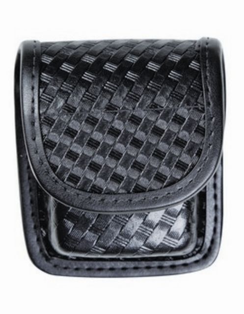TUFF Products Easy Reholstering Glove Accessory Pouch w/ Snap Closure Black Basketweave O/S