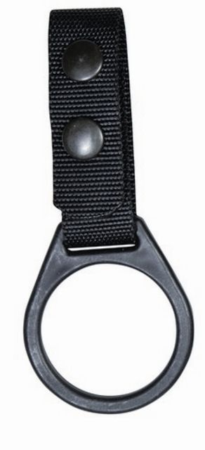 TUFF Products Flashlight Ring Strap Fits 2.25in Duty Belt Black Nylon D Cell Flashlights - Tuff Products