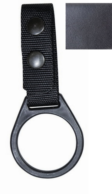 TUFF Products Flashlight Ring Strap Fits 2.25in Duty Belt Black Plain D Cell Flashlights - Tuff Products