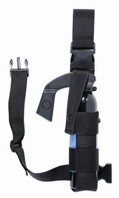 TUFF Products MK9 Ambidextrous Thigh Holster Black Webbing 2 Quick Disconnect Buckle Mount - Tuff Products