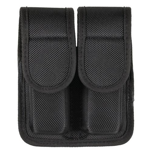TUFF Products Slide-On Double Magazine Pouch w/ Hidden Snap Black Nylon Size 2 Gl17192223 Be9296 - Tuff Products