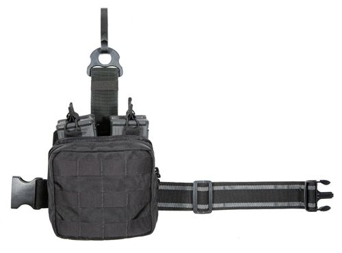 TUFF Products TASK Active Shooter Leg Holster Ambidextrous Plain Black - Tuff Products