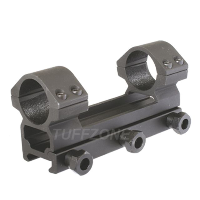 Tuff Zone 1in Ring Mount 3.94in One Piece Weaver/Picatinny High Profile - Tuff Zone