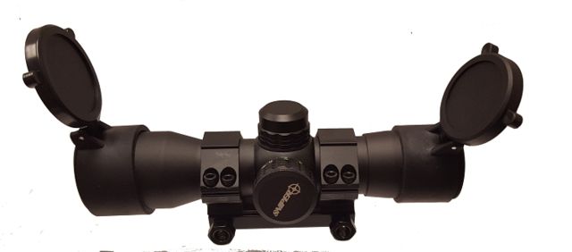 Tuff Zone 1x30mm Red and Green Dot Sight Complete w/ One Piece Weaver Ring Mount - Tuff Zone