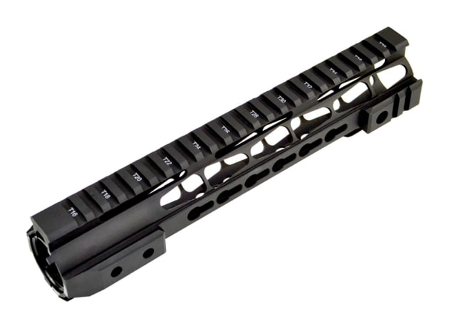 Tuff Zone AR-15 Handguard 10in w/ Short Quads Clamp On KeyMod Free Float - Tuff Zone