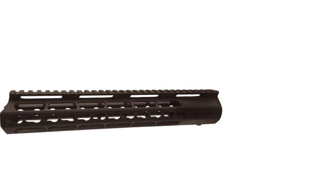 Tuff Zone AR-15 Handguard 12in KeyMod Free Float Slant Nose Style Black - Tuff Zone