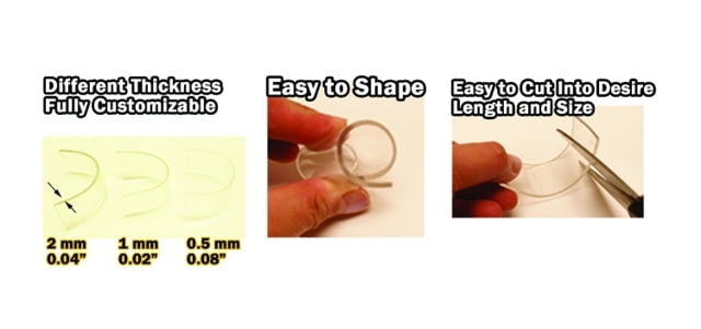 Tuff Zone Clear Spacer Set for Ring Mounts 0.5/1/2 mm - Tuff Zone