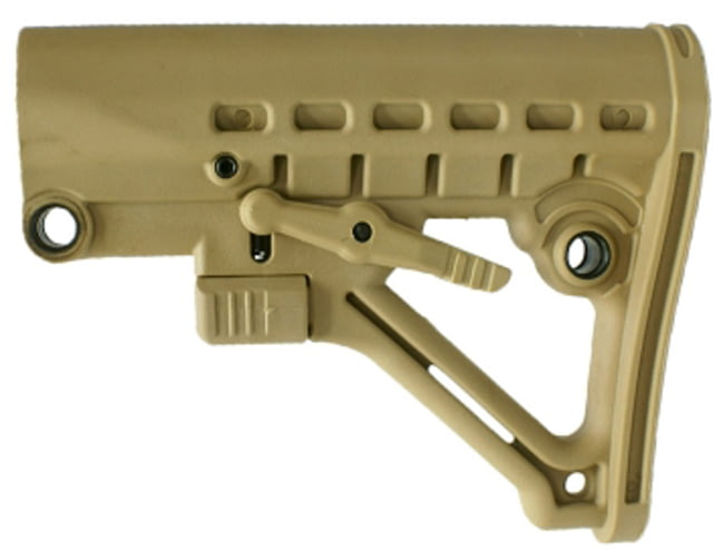 Tuff Zone Collapsible Rifle Stock 6 Positions Desert Tan - Tuff Zone