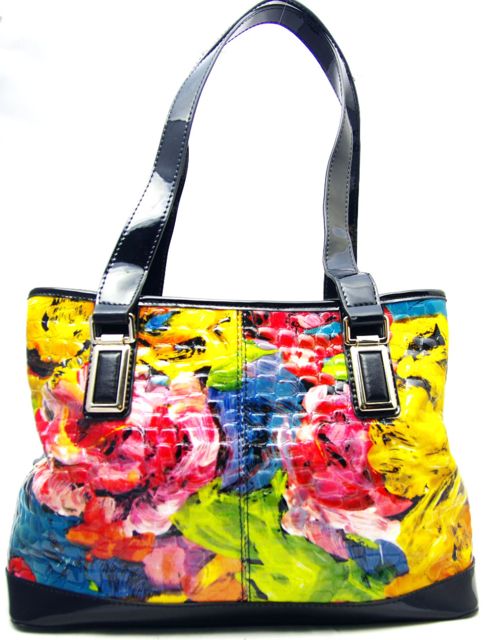 Tuff Zone Concealed Carry Purse w/ Anti-Snatch Strap Flower - Tuff Zone