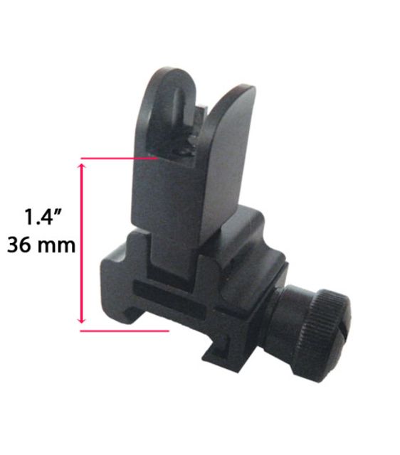 Tuff Zone Flip-Up Front Sight Fits Picatinny/Weaver rails - Tuff Zone