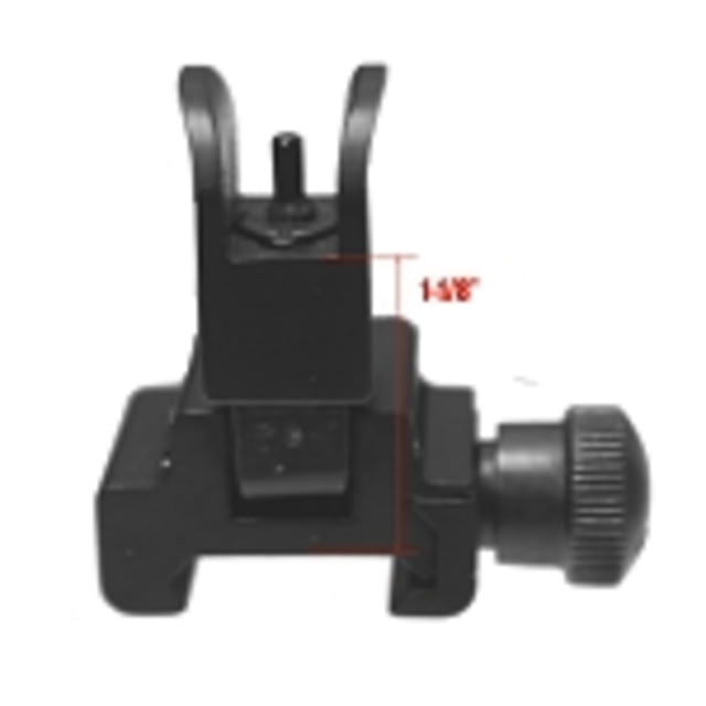 Tuff Zone Flip-Up Front Sight - Low Profile Fits Picatinny/Weaver rails - Tuff Zone