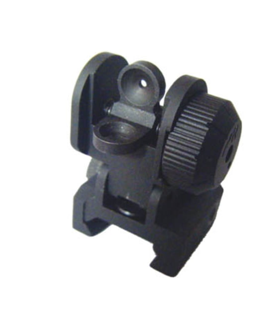 Tuff Zone Top Mounted Deployable Rear Sight Black - Tuff Zone