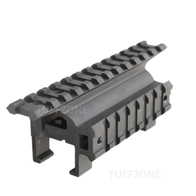 Tuff Zone H&K Double Rail Claw Mount Hard Andonized - 12 Slots - Tuff Zone