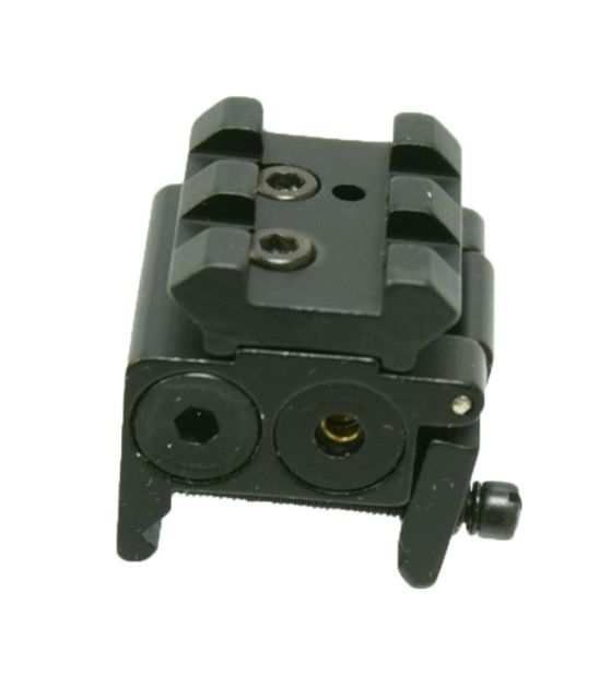 Tuff Zone Mini Low Profile Red Laser 1-1/2in w/ Extra Rail Black - Tuff Zone